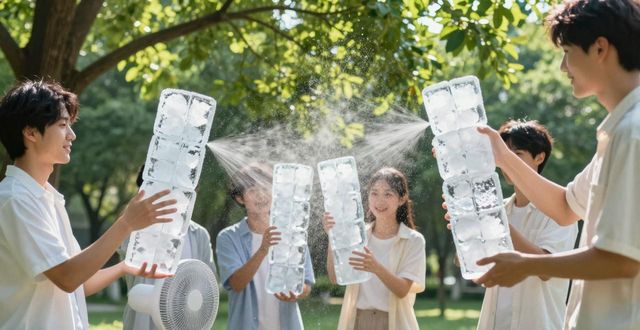 大冰块降温方法_黄浦夏季防暑降温大冰块_大冰块户外活动使用时长